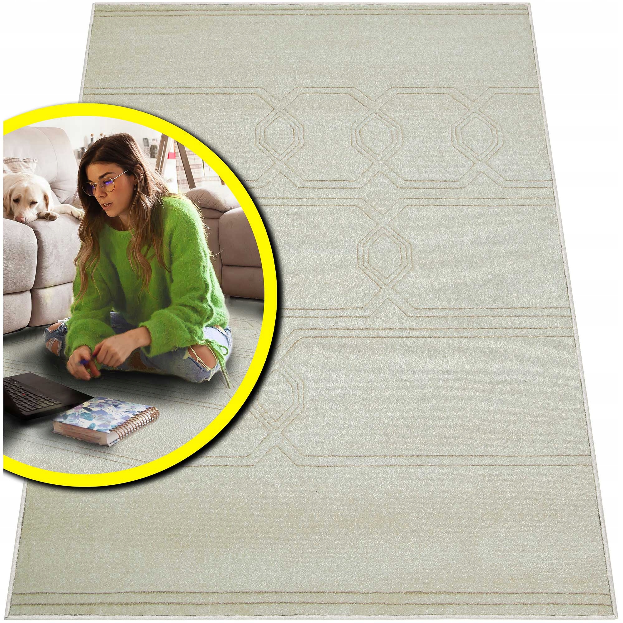 Skutečný Hustý Koberec Do Obývacího Pokoje Romantic Krátké Štětiny Do POKOJE120x170