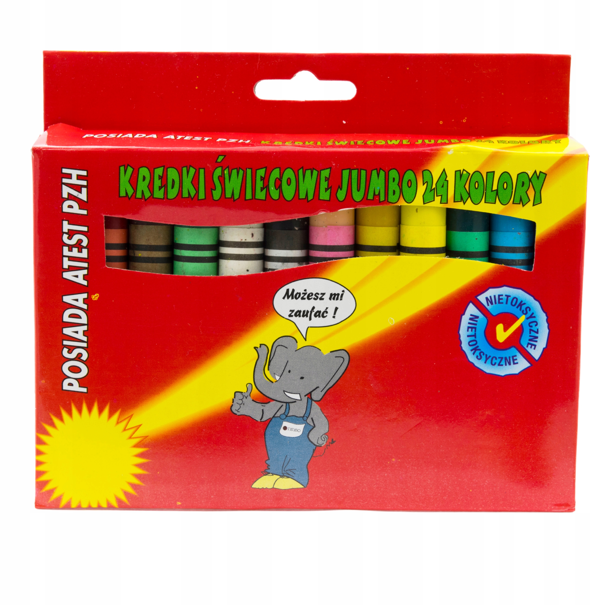 kredki świecowe JUMBO XXL - 24kolory    KS-06M — 9