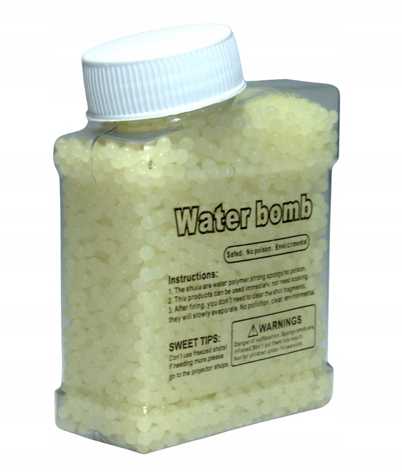 KULKI ŻELOWE FLUORESCENCYJNE ŚWIECĄCE 20 TYS BROŃ Marka For Fun