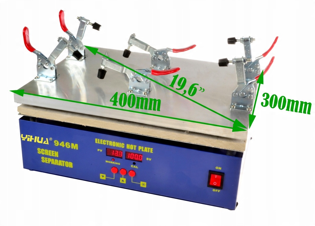 

Wielki Podgrzewacz Separator LCD Yihua 946M Drut