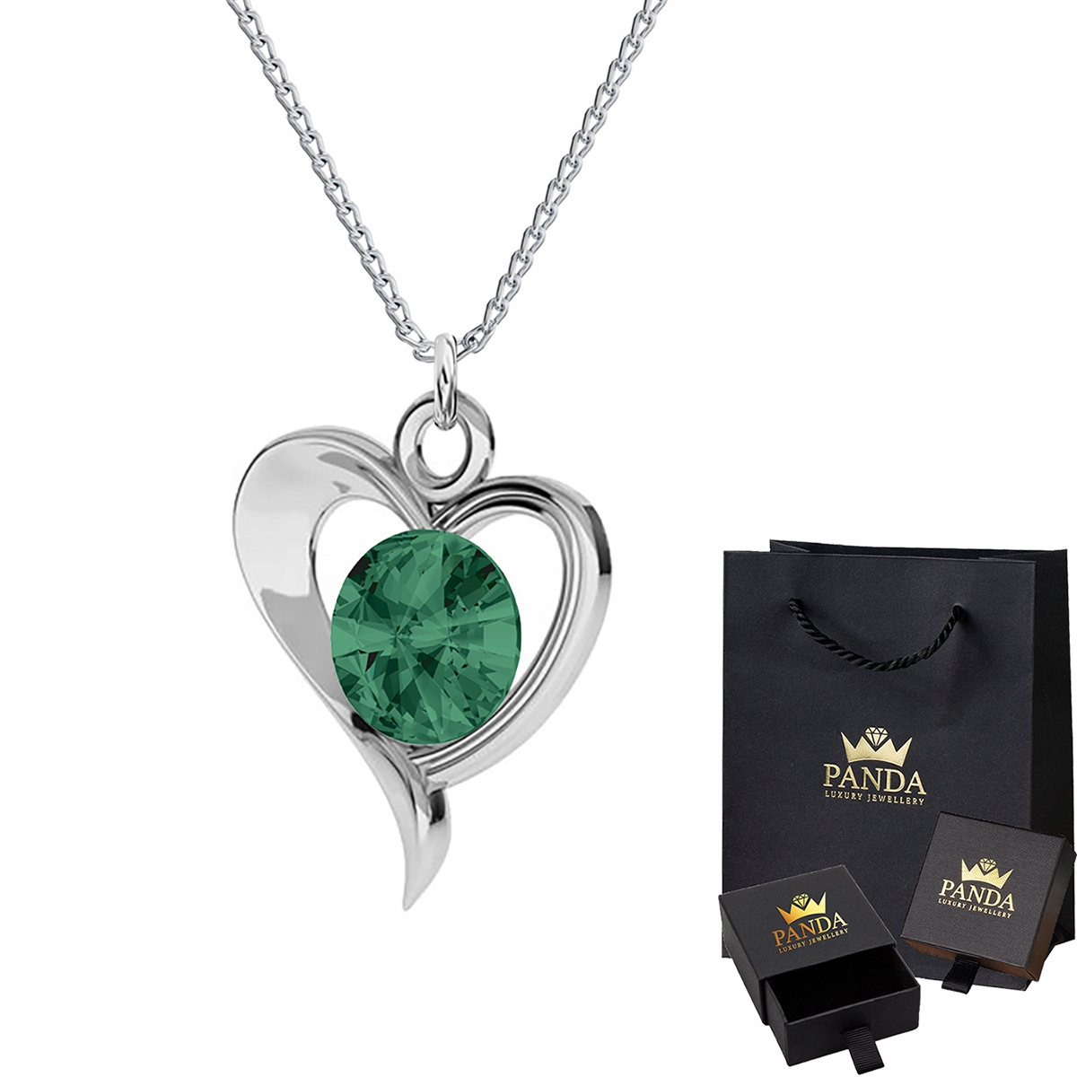 

Srebrny Naszyjnik Swarovski Srebro 925 Prezent
