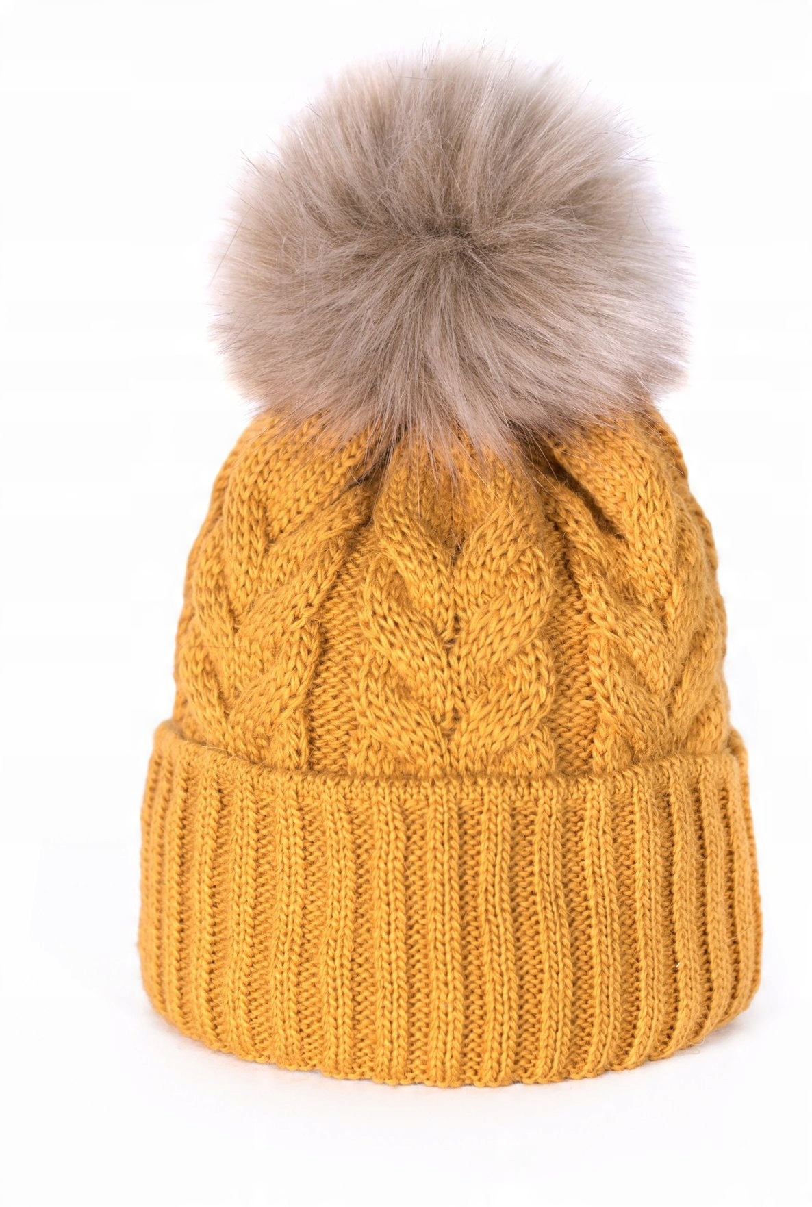 

Szaleo polska Czapka pompon warkocz cz17802-6