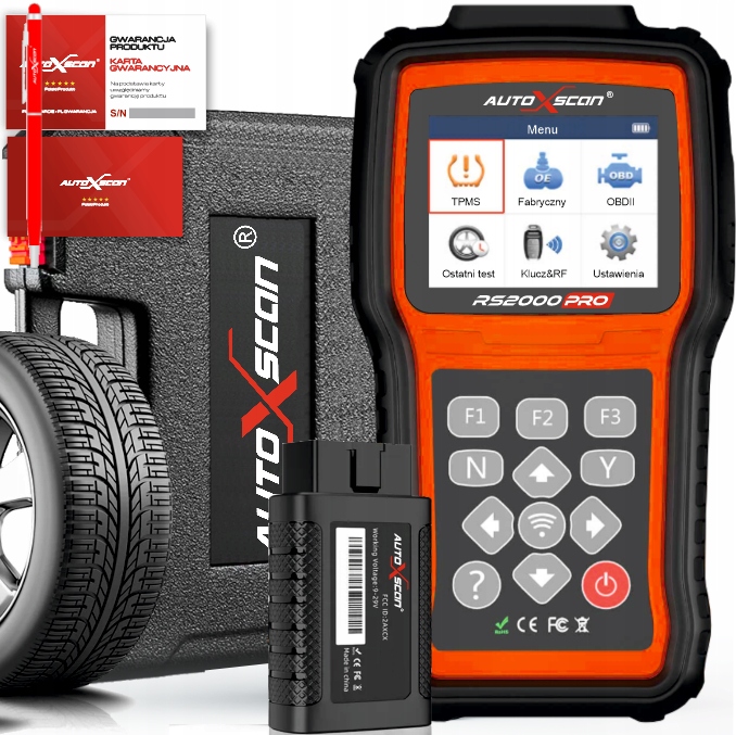 Programátor Tpms tester OBD2 2 V 1 Bluetooth Autoxscan RS2000 Pro