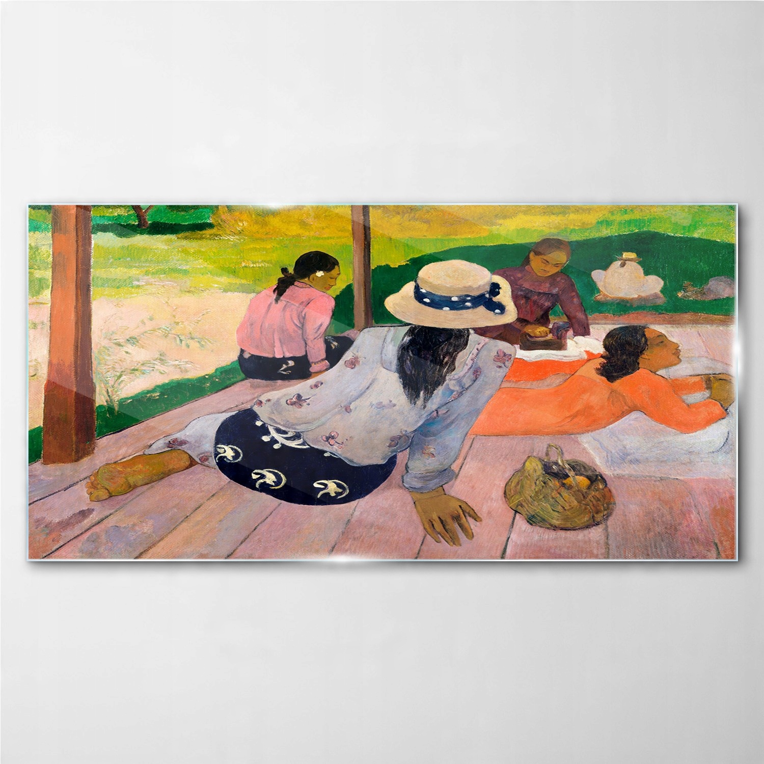 

Szklany obraz Siesta tahiti Paul Gauguin 140x70 cm