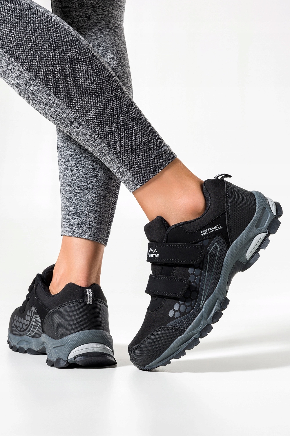 BUTY TREKKINGOWE DAMSKIE GÓRSKIE TURYSTYCZNE SPORTOWE SOFTSHELL LEKKIE r 41 Płeć kobieta