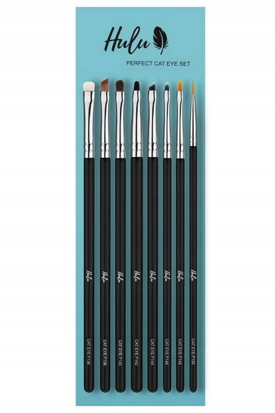 PĘDZLE HULU PERFECT CAT EYE SET ZESTAW 8 PĘDZLI Marka Hulu