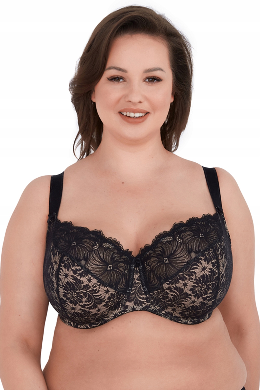 Černá ažurová podprsenka Soft Gaia 534M Chantal 105C