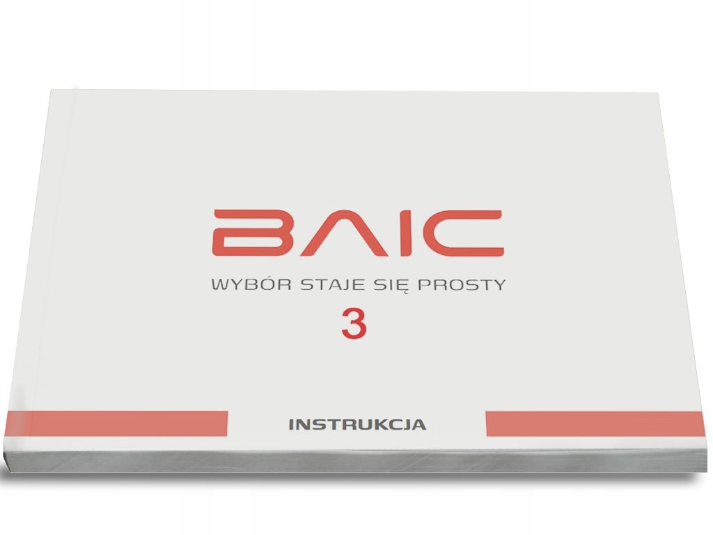BAIC BAIC 3 Instrukcja obsługi Polski