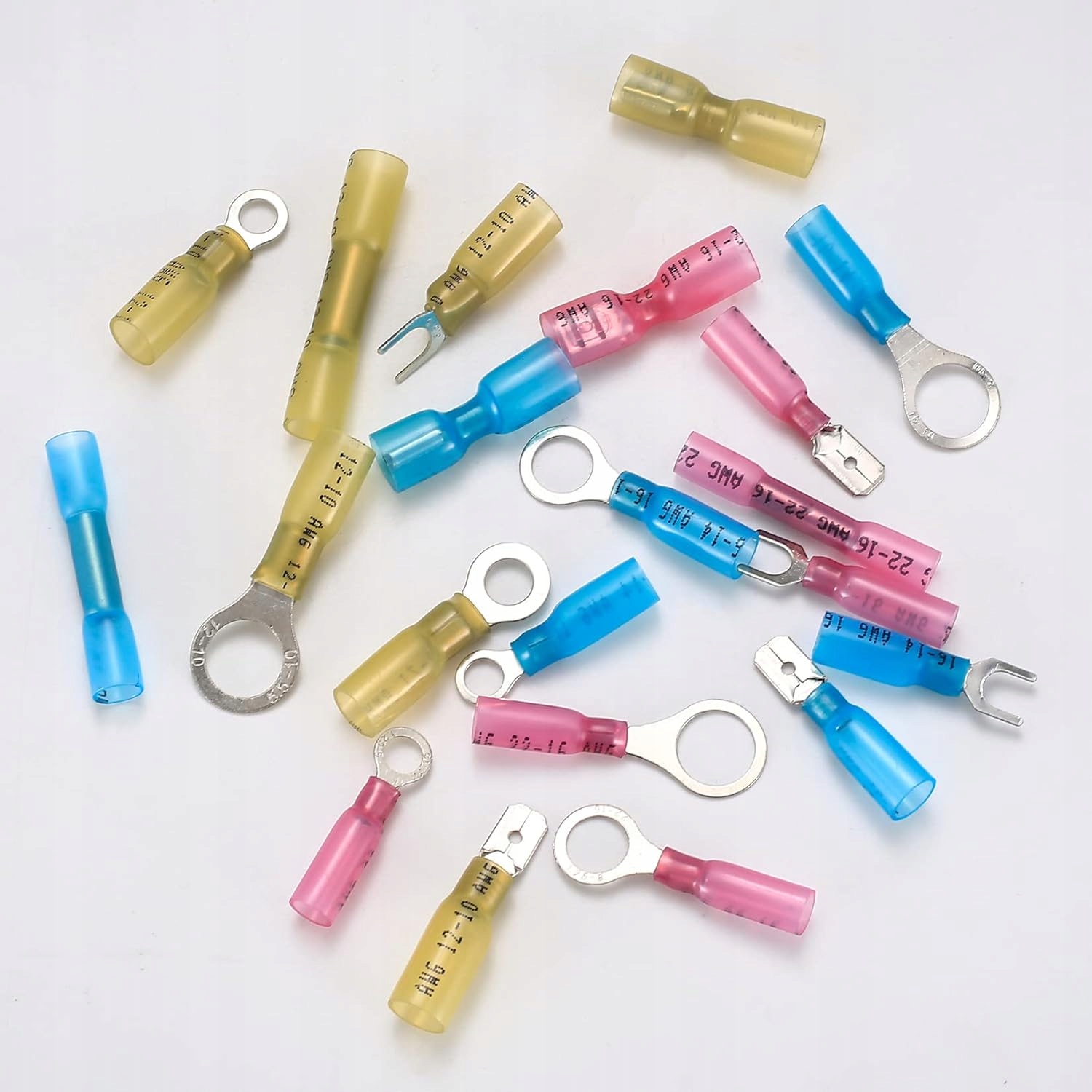 ZESTAW KONEKTORÓW KONETORY TERMOKURCZLIWE 88 SZTUK ZŁĄCZEK Kod producenta F01241