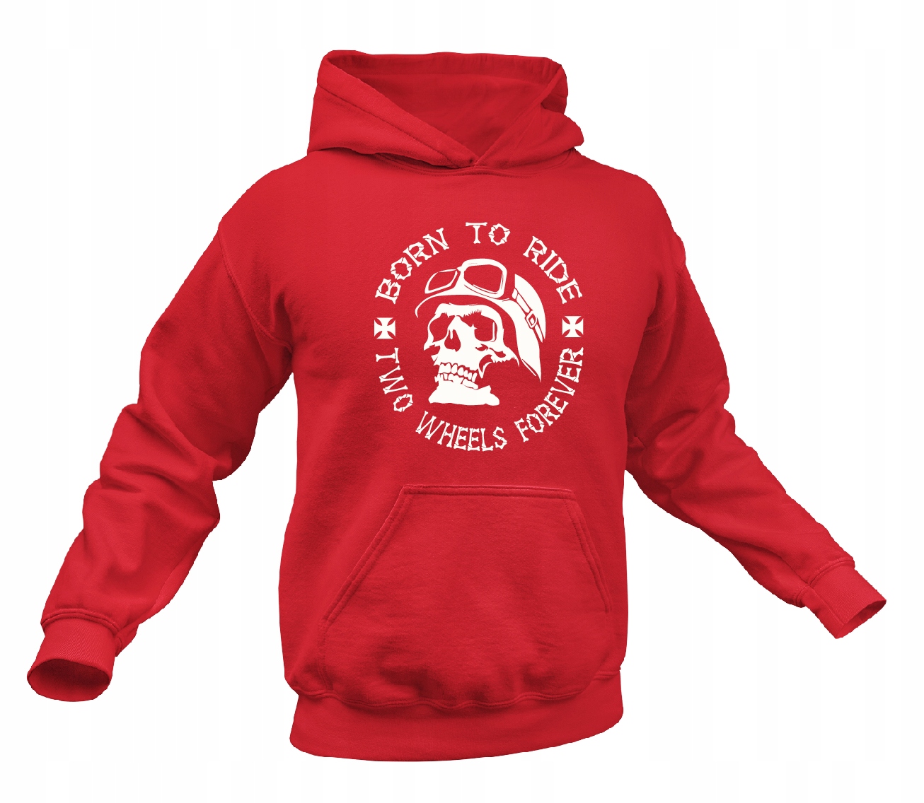 

Bluza męska Motocyklowa Czacha z kapturem - S
