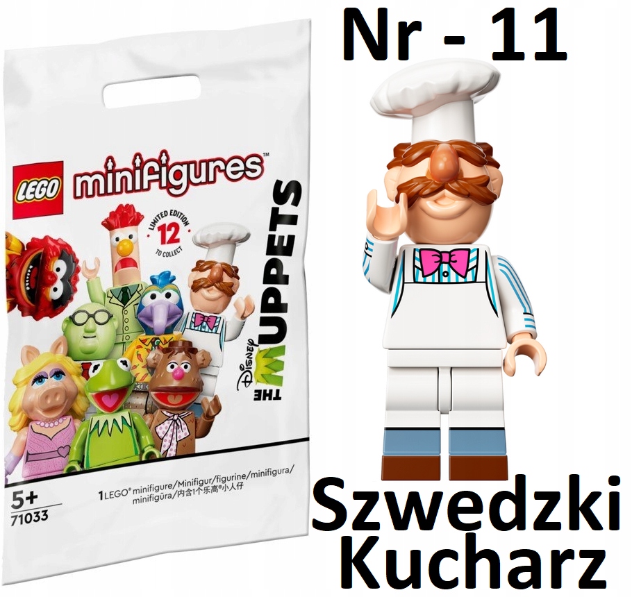 

Lego 71033 Minifigures Muppety Kucharz Nr 11