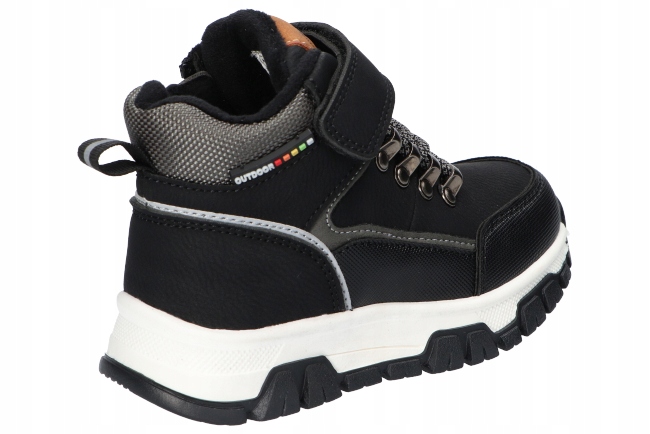 AMERICAN CLUB XD144 OCIEPLANE TRZEWIKI BUTY ZIMOWE NA RZEP I SUWAK BLACK 29 Płeć chłopcy