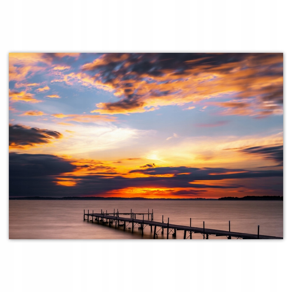 

Fototapety flizelina 152x104 Most Jezioro Zachód