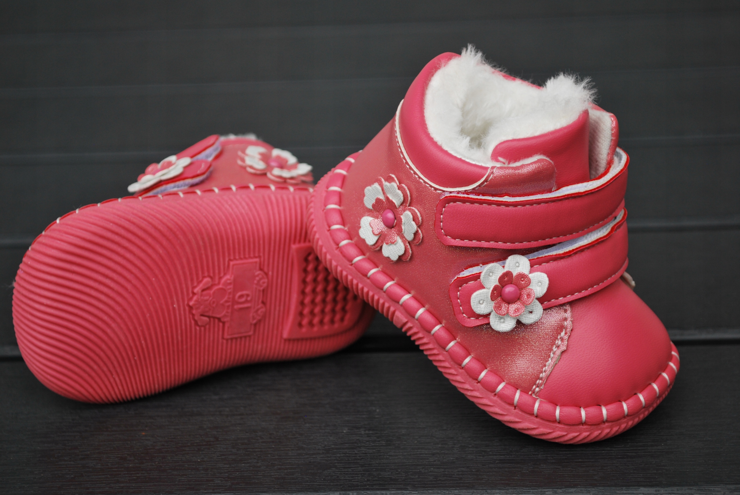 MIĘCIUTKIE ZIMOWE KOZAKI DLA MALUCHA r.20 / 12,8cm Długość wkładki wew. 12.8 cm