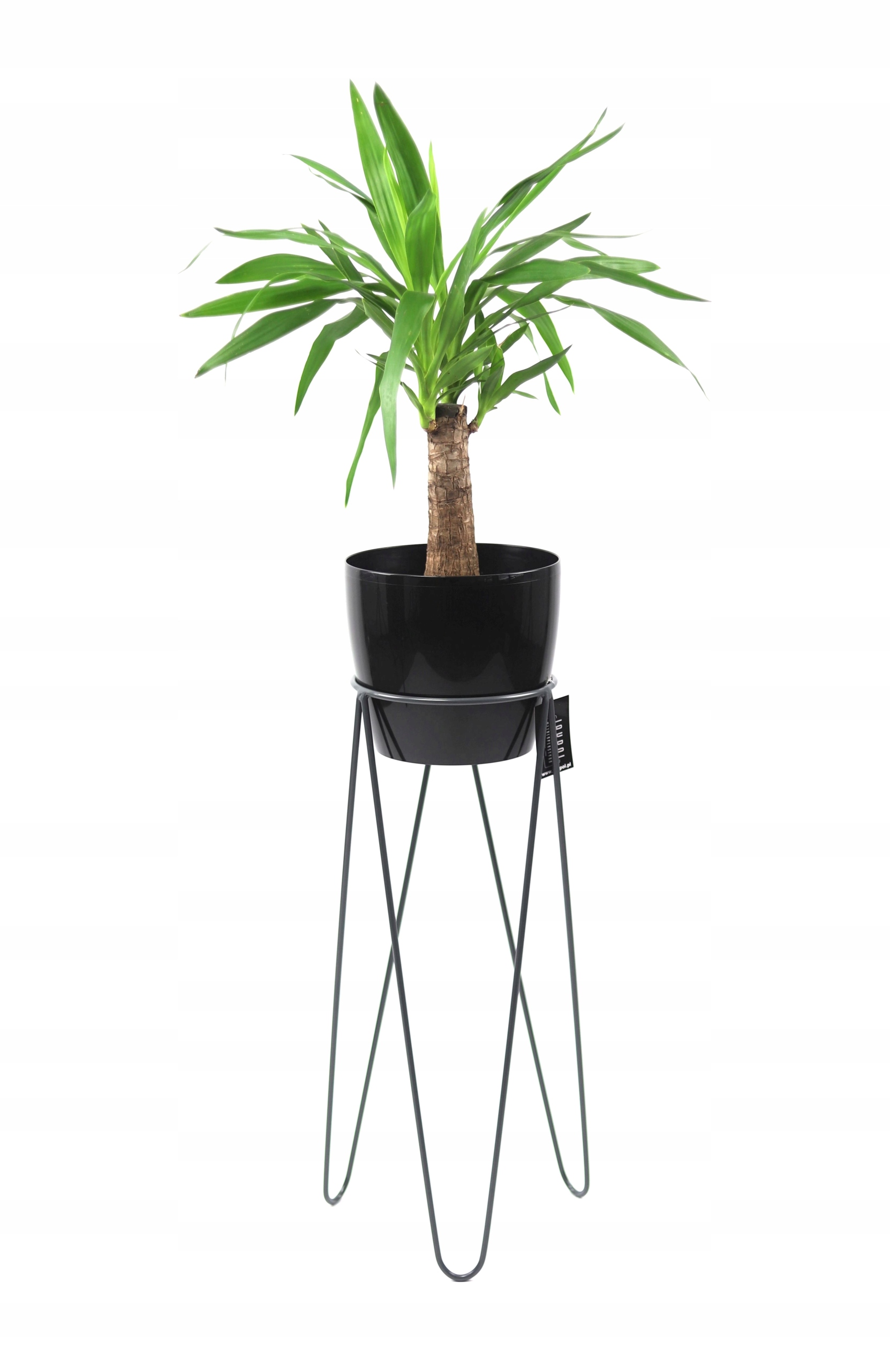 

Nowoczesny Loftowy Kwietnik Metalowy 70cm szary
