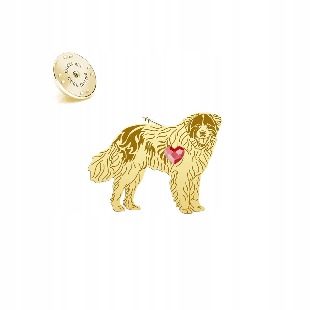 Odznak Zlatá Bosniacko-chorvatský salašnický pes 925 Dárek Dedikace