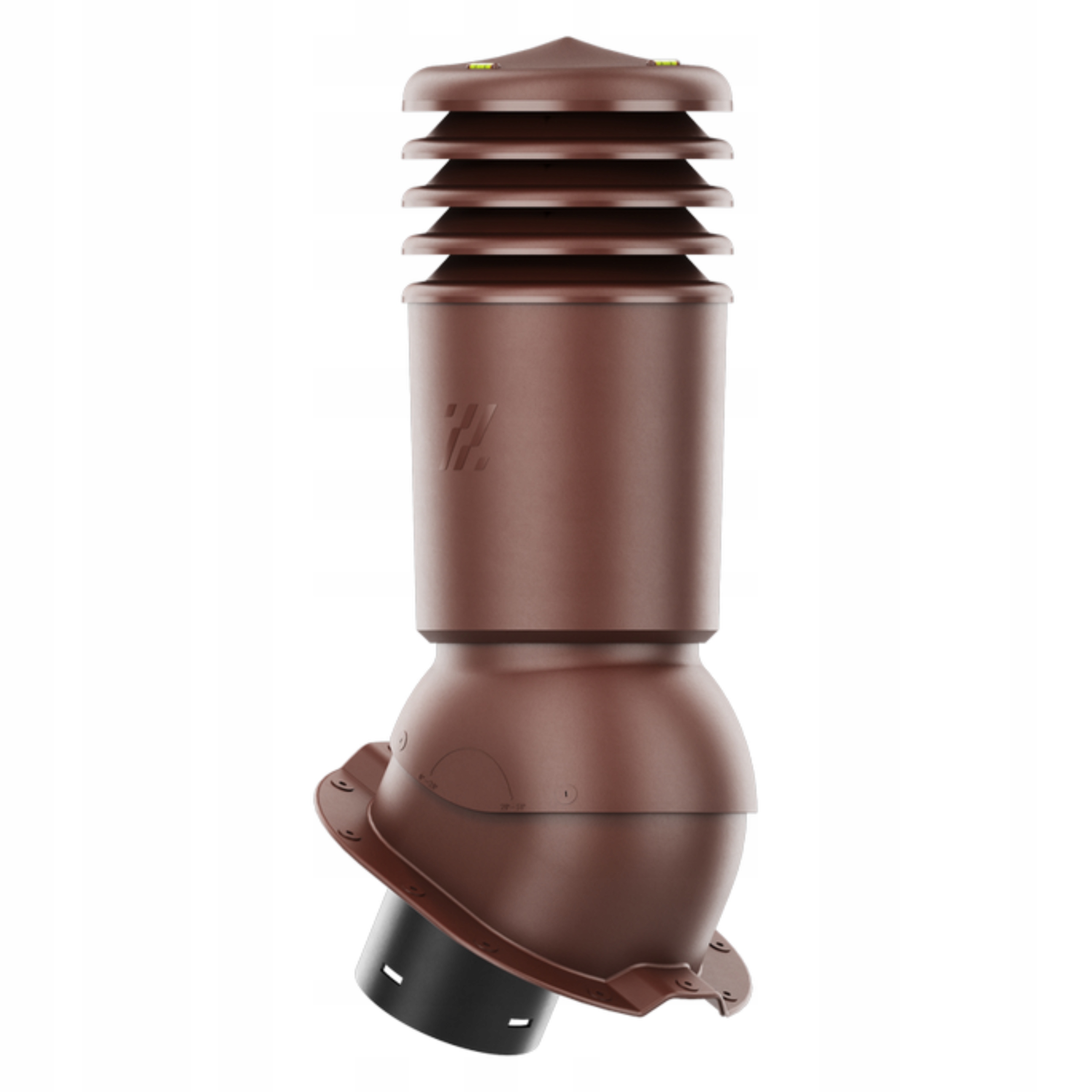 větrací komín Izolovaný HiVent fi150 plech Budmat Taira Bronz 8017