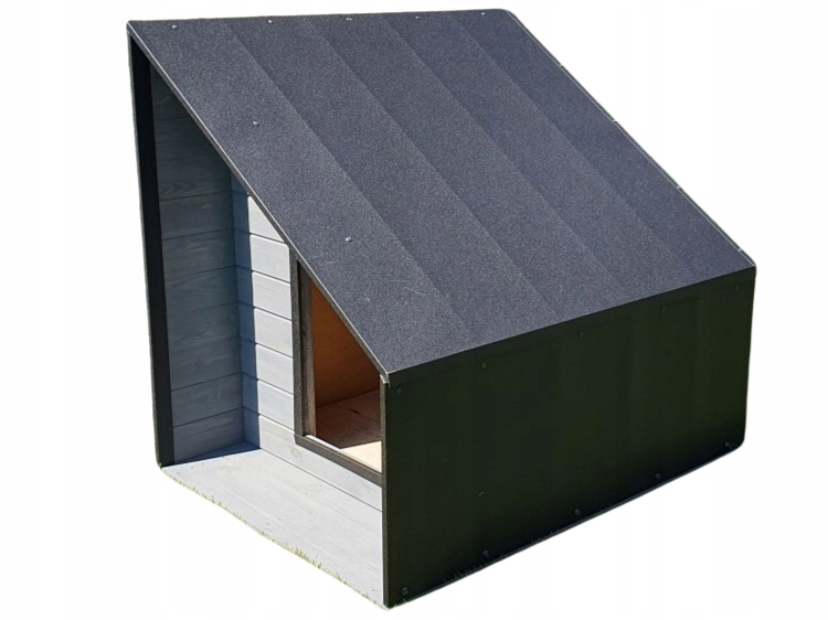 Levně Buda pro psa Budy XXL 11 Zateplená Zateplená složená Paleta Moderní domeček