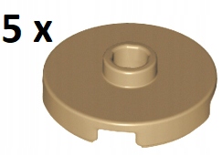 

Lego Dark Tan Tile Round 2x2 Stud 18674 5szt