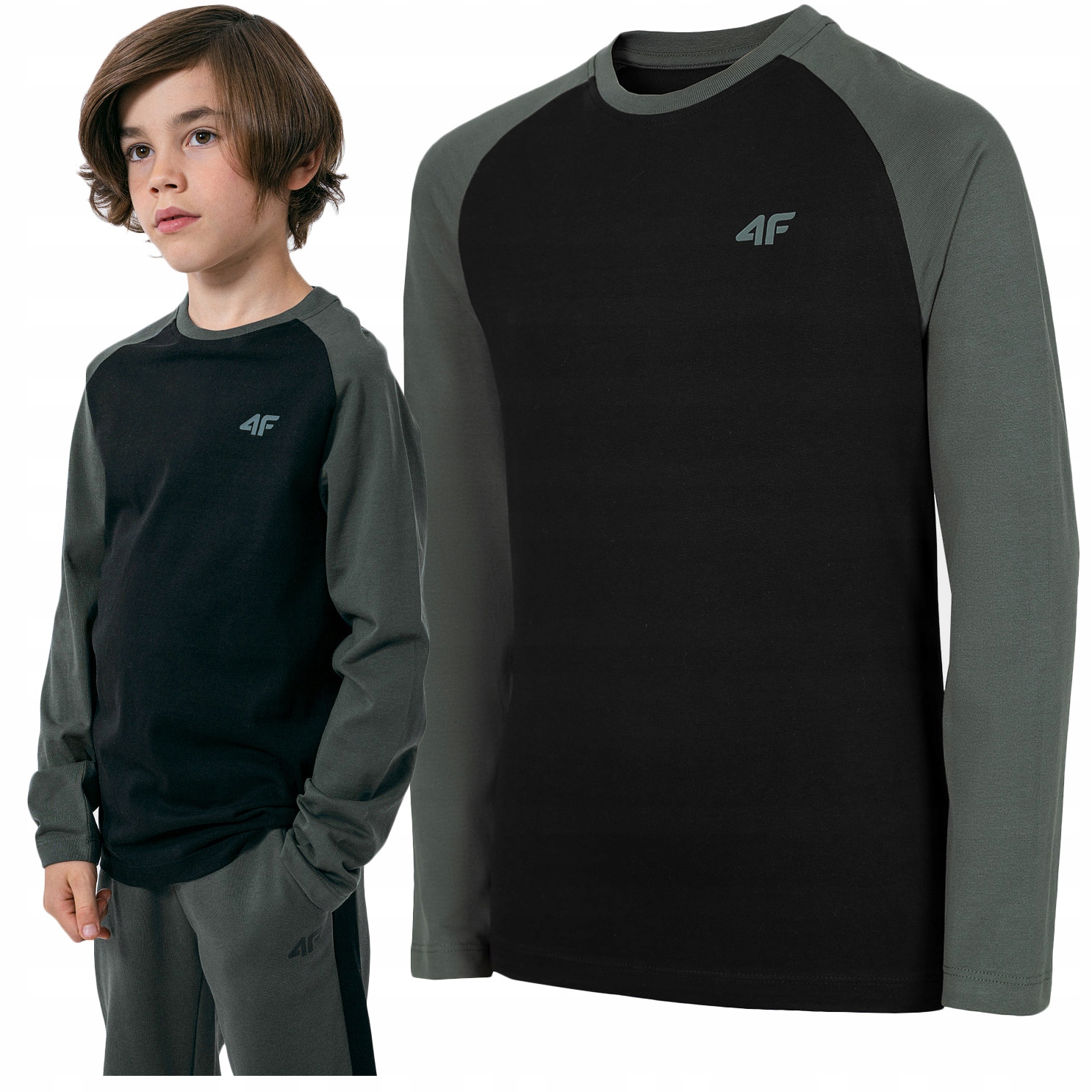 

Koszulka Bluza 4F Longsleeve junior JTSML001 164