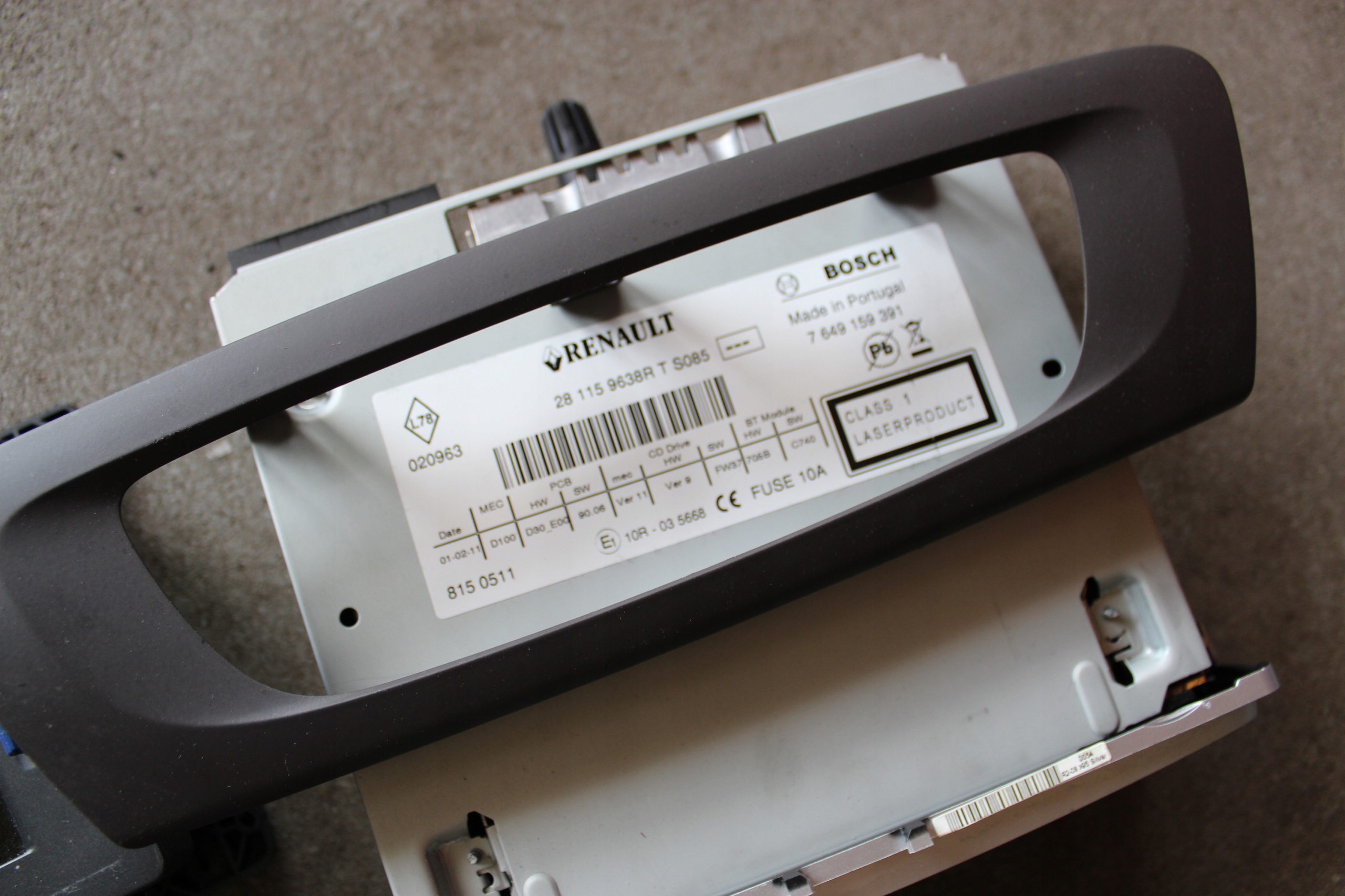 RENAULT SCENIC III KOMPLETNA NAWIGACJA GPS ORYGINAŁ Producent części Renault OE