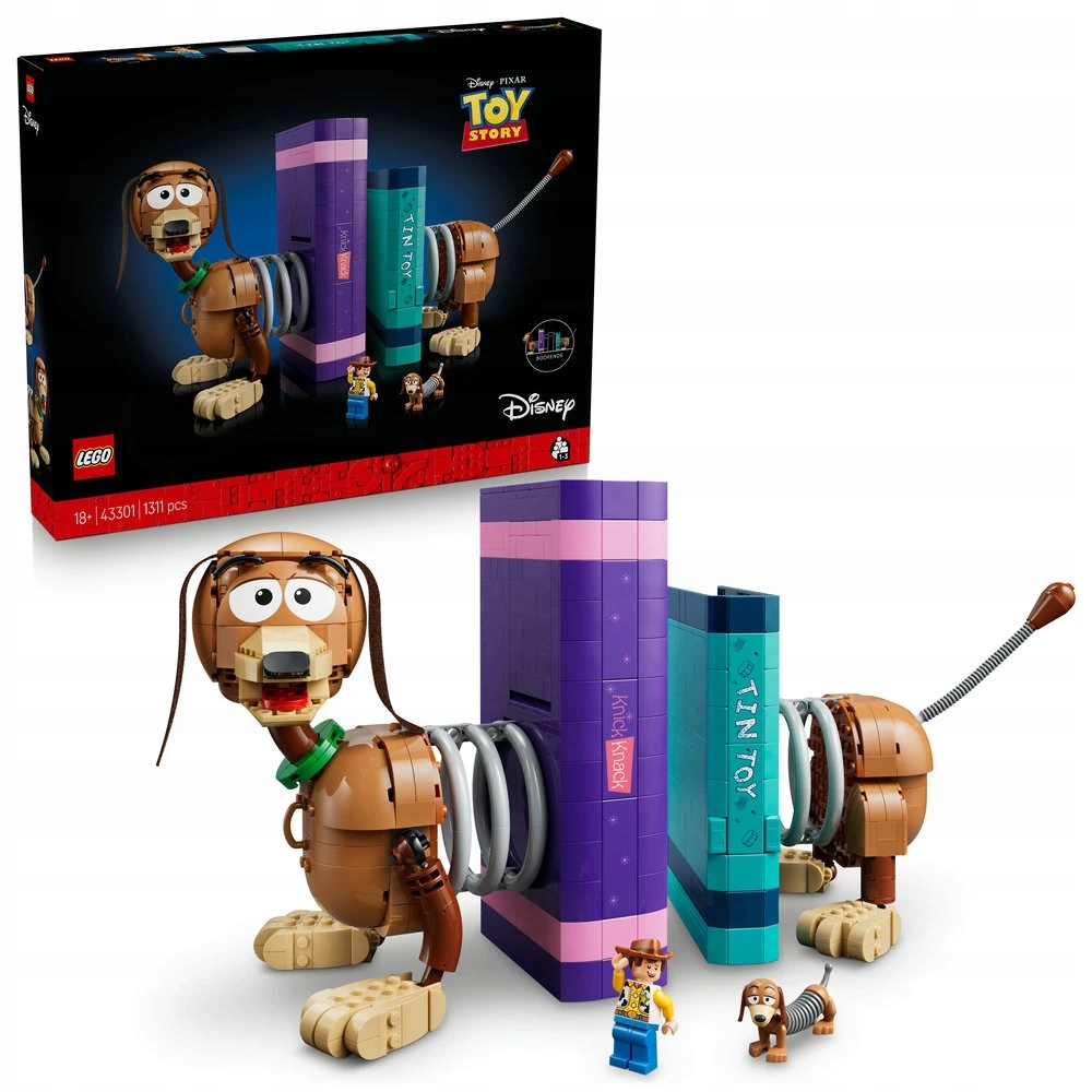 Lego Disney 43301 Knižní zarážky: Slinky z filmu Toy Story