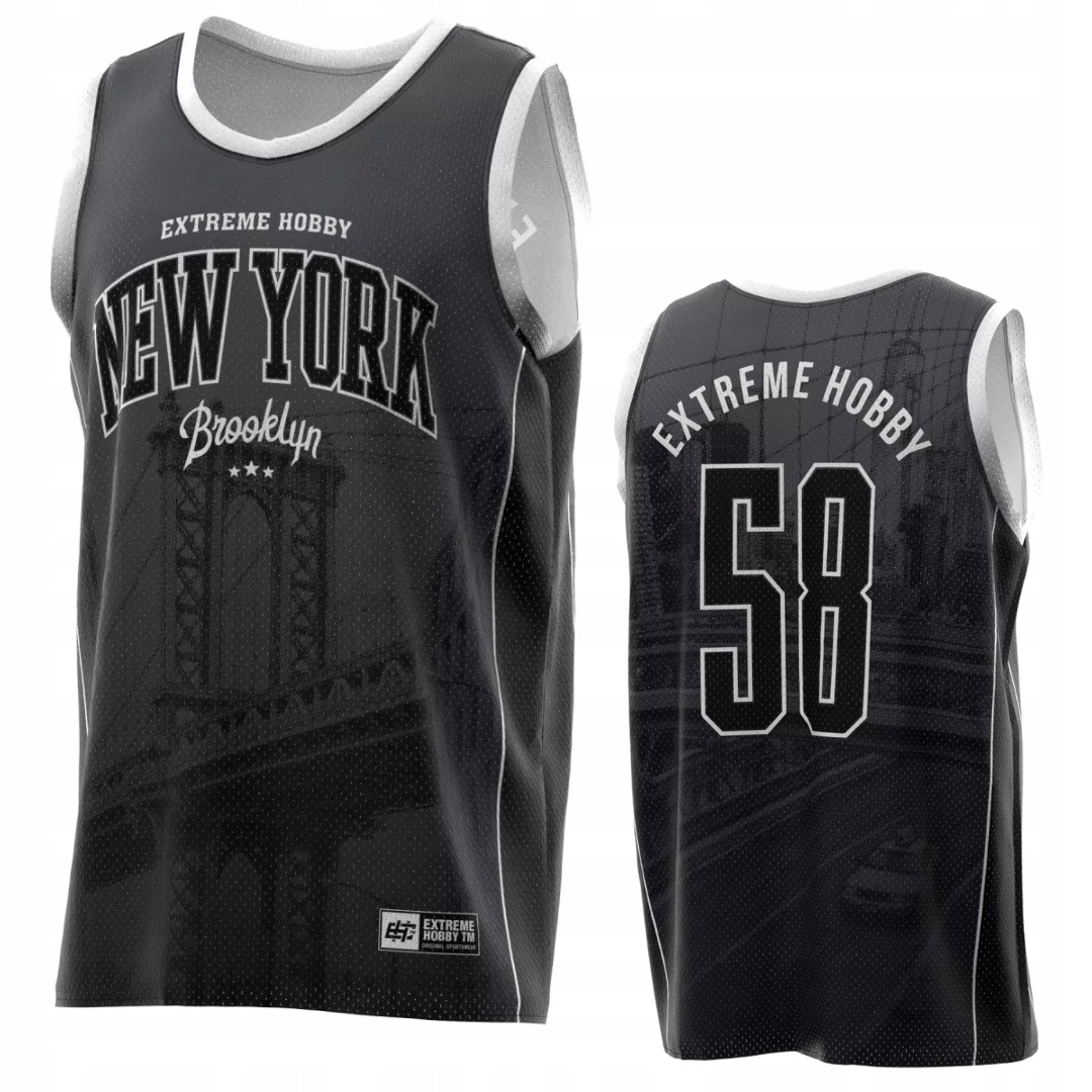Tank top sportowy męski Extreme Hobby New York Szary r. XL