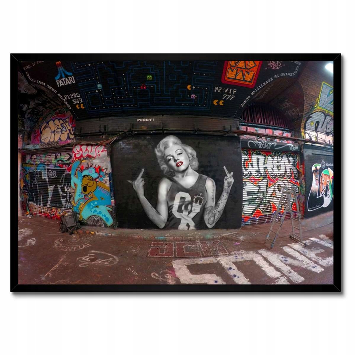 Plakáty v rámu 70x50 Marilyn Monroe Graffiti