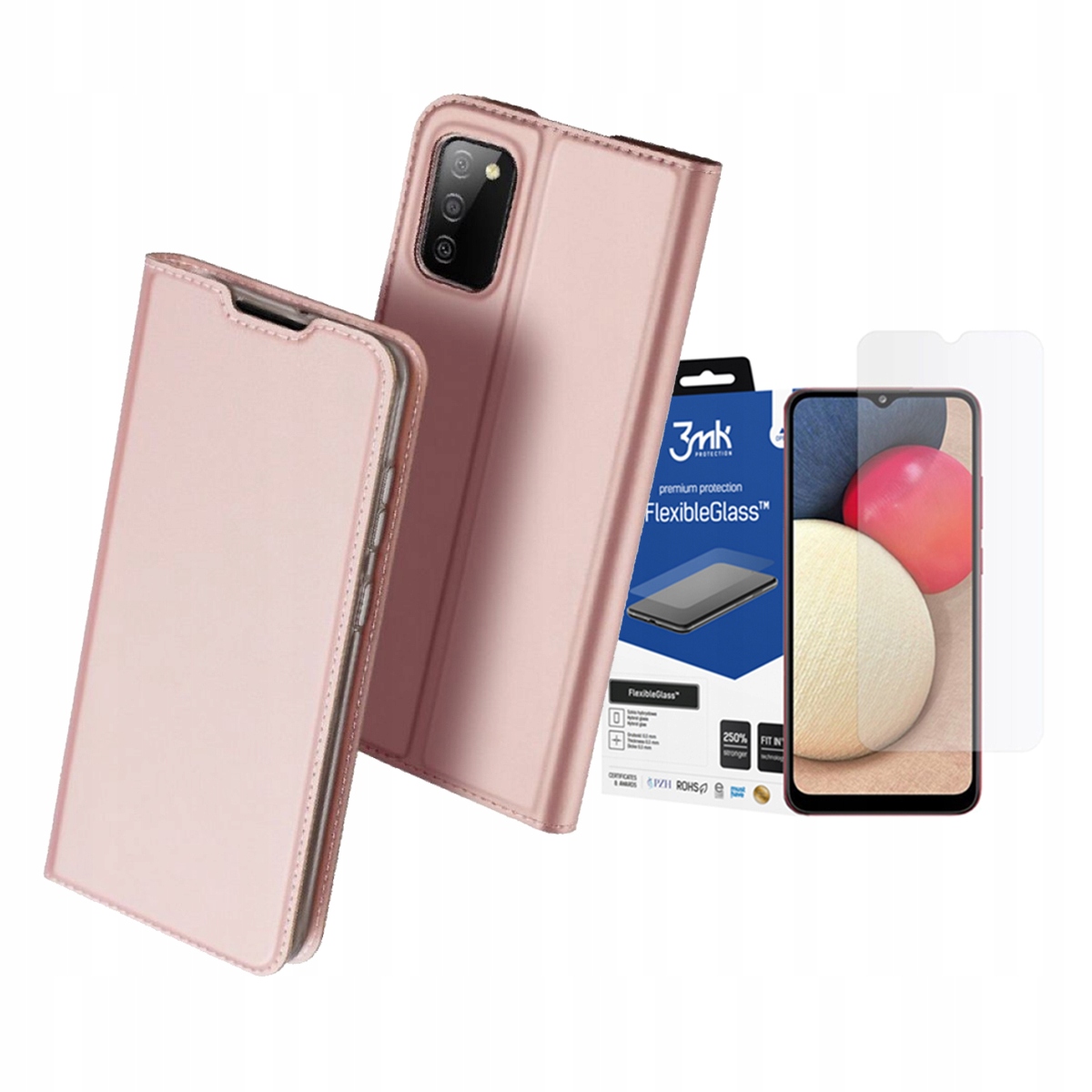 

Duxducis Etui Case Do Galaxy A02S + Szkło 3MK Fg