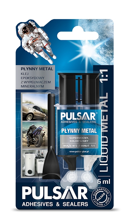 Płynny Metal spawanie na zimno klej epoksydowy Łopatka Pulsar 6 ml