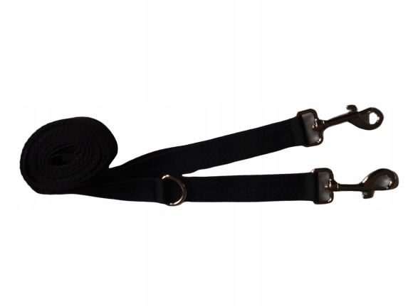 

Smycz treningowa 2.5cm Przepinana 2/4m 4V Czarna