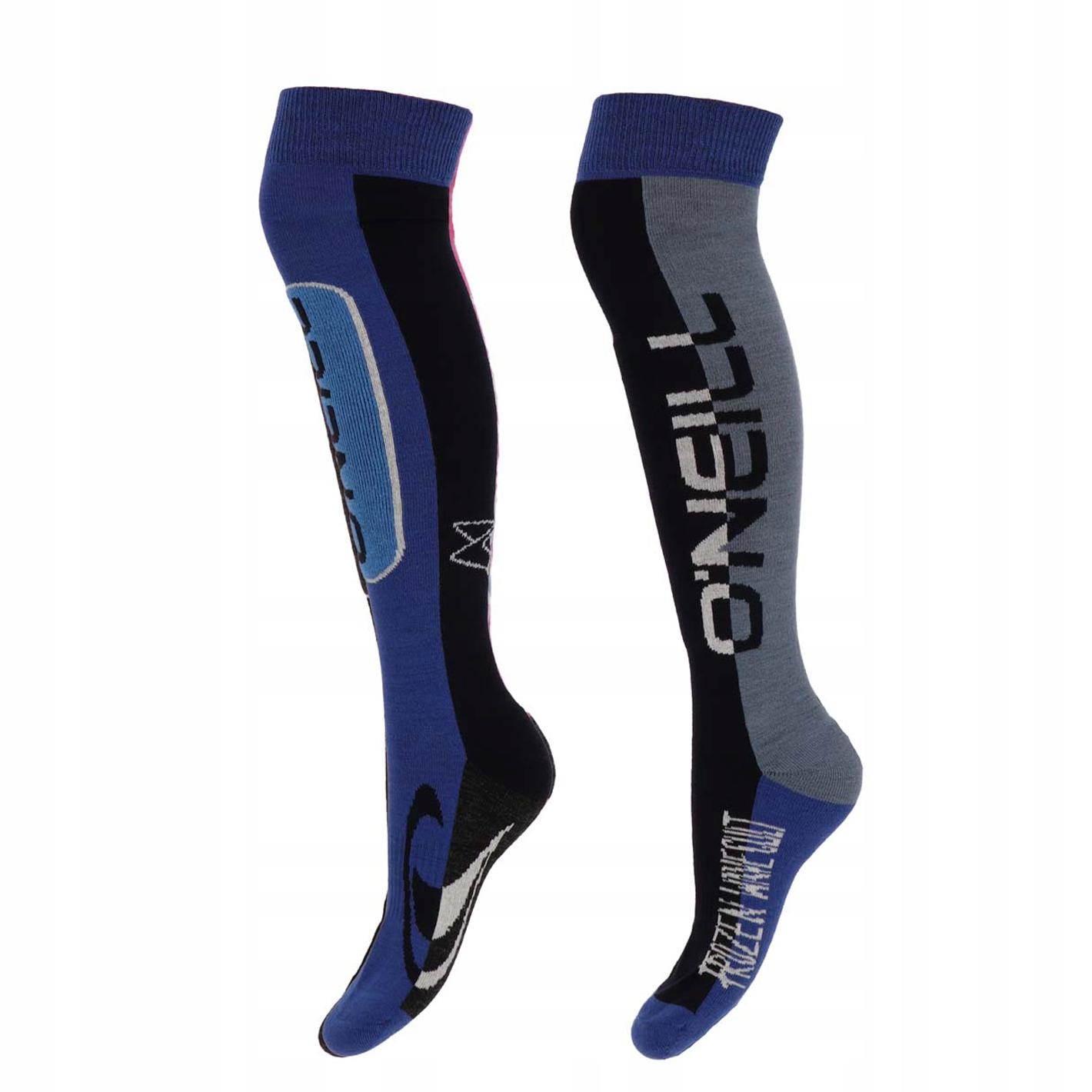 Skarpety wysokie U Ski Socks Colourblock Logo 2PK