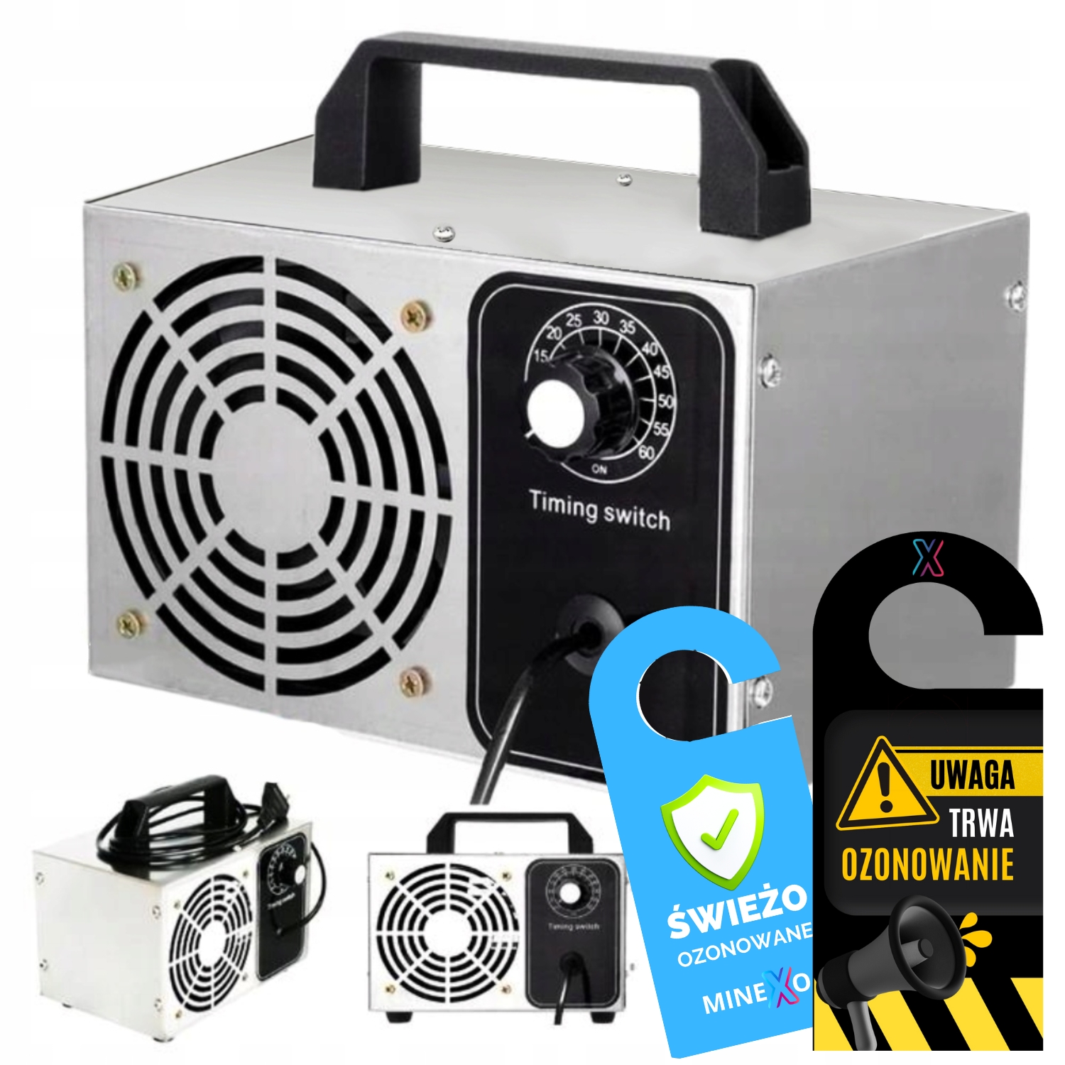 Generátor Ozonu Ozonátor 20 000 Mg/h, Časovač