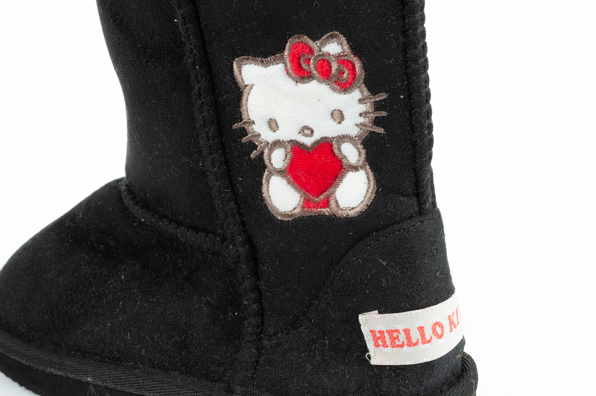 Botki Kozaki ocieplane Hello Kitty [czarne] r.30 Kolor czarny