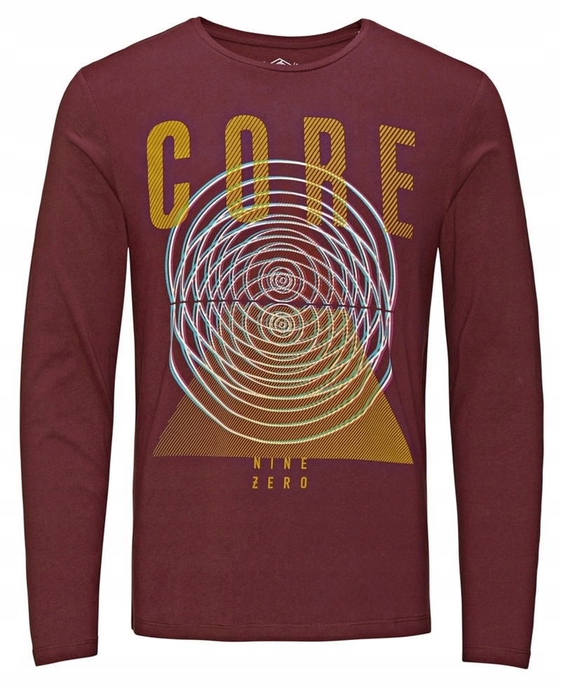 

Jack Jones Longsleeve Bordowa Koszulka T-shirt L