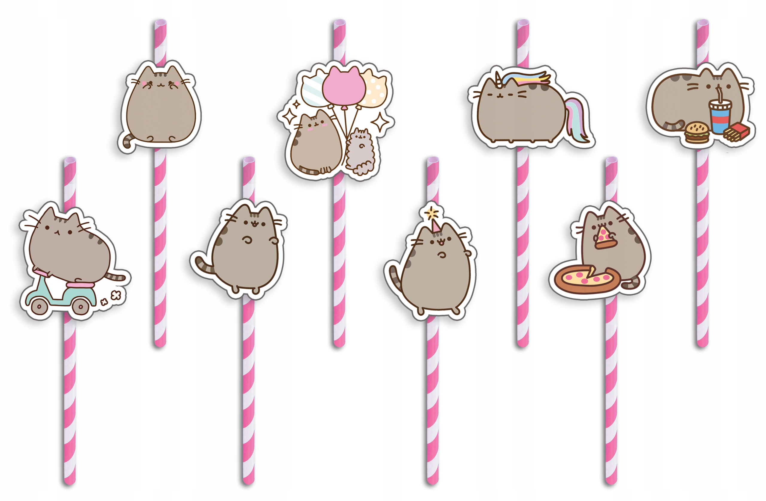 ZESTAW KUBKI + SŁOMKI URODZINOWE - SŁODKI KOTEK KOTKI Kod producenta ZESTAW KUBEK + SŁOMKI - 7