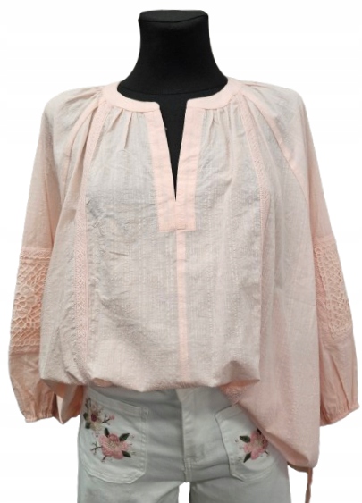 Bavlněná Oversize Halenka – Boho Styl A Krajkové Detaily – Wiya Italia