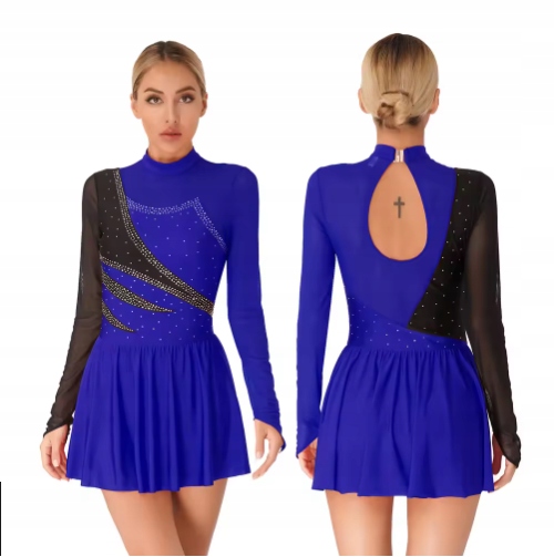 Sukienka Damska Do Tańca Do Baletu Body Strój Chabrowa Tutu S 2656