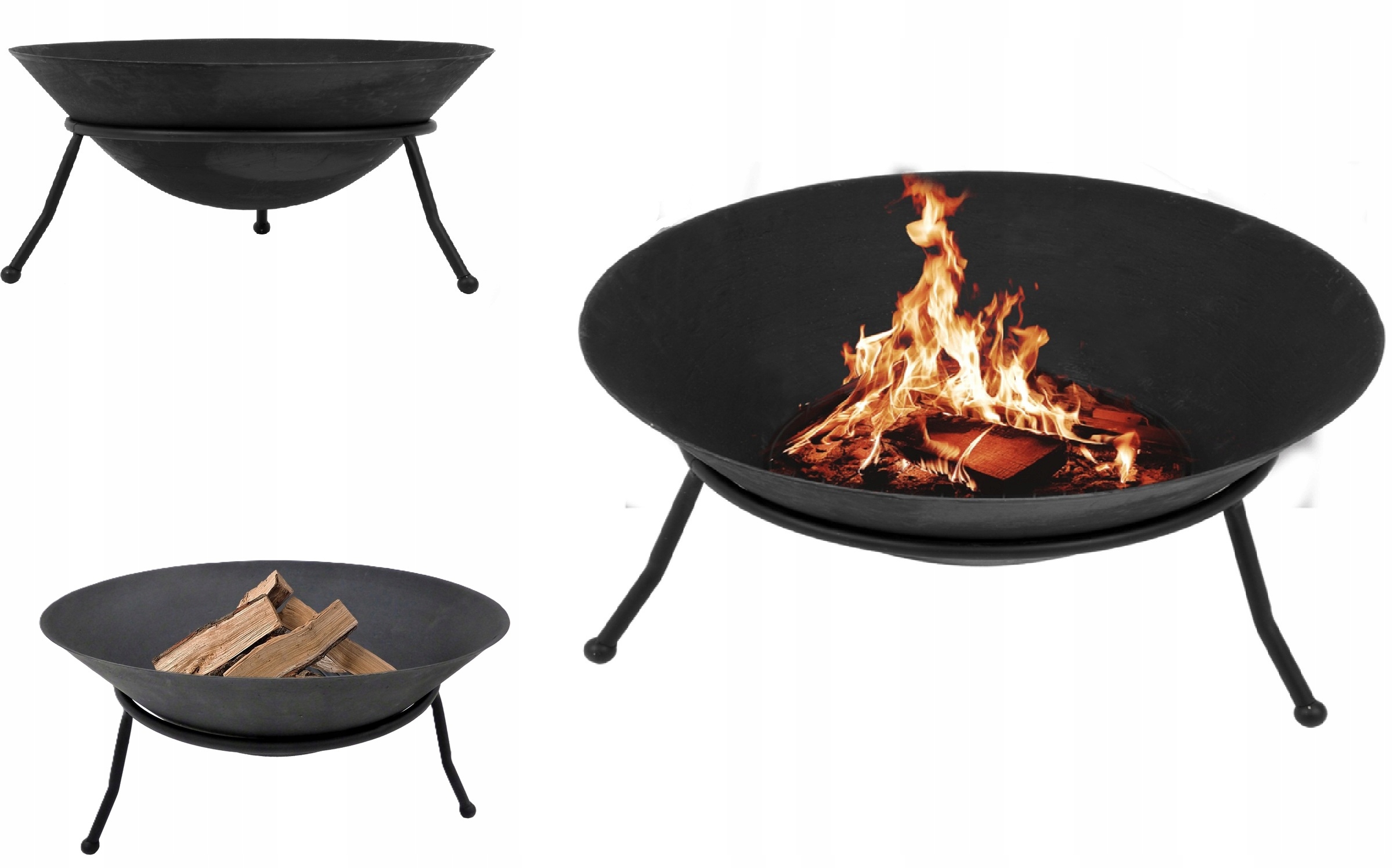 Liatinové Záhradné Ohnisko Grill 60 cm Lund 99711