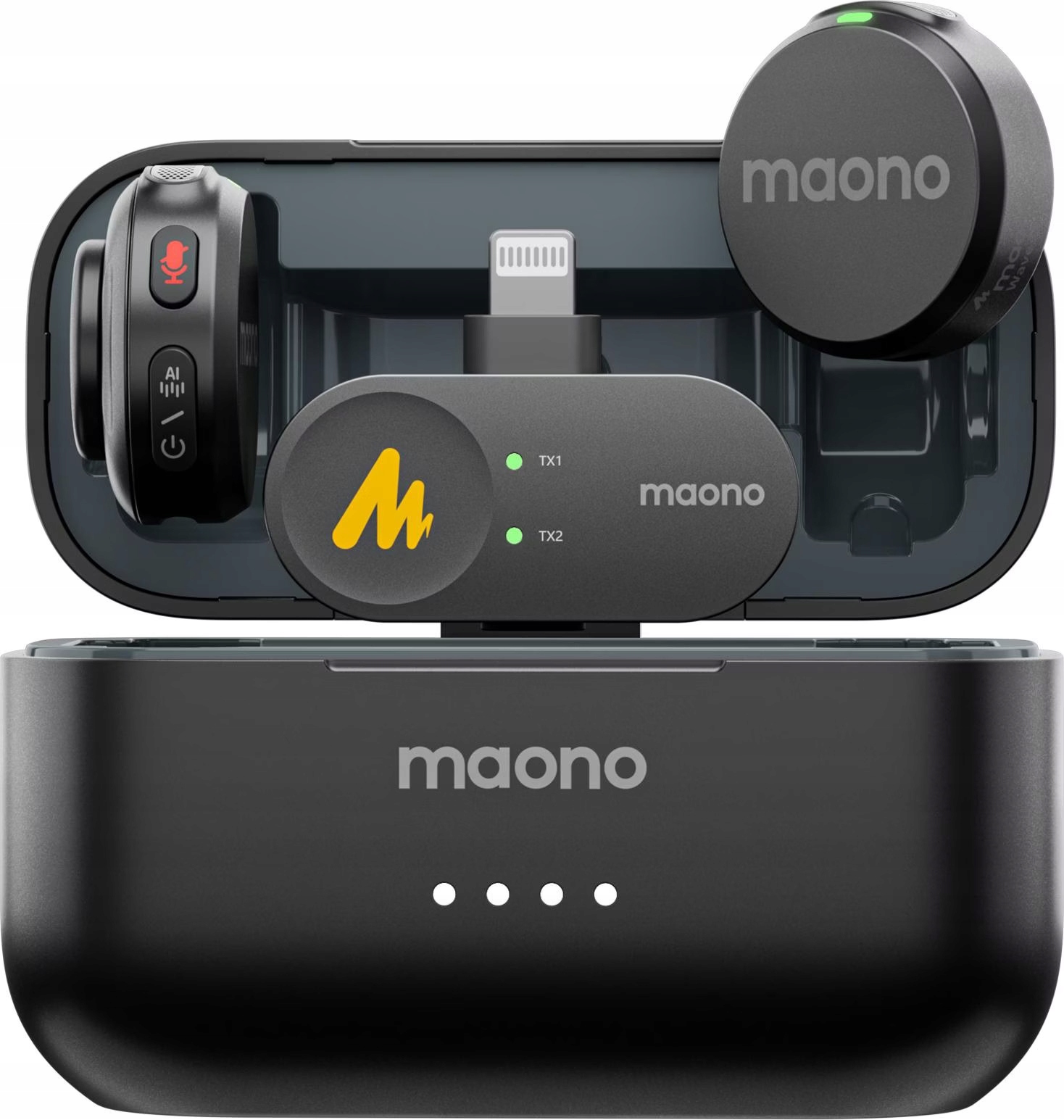 Maono Wave T5 bezprzewodowy zestaw mikrofonów Lightning do nagrań i wideo