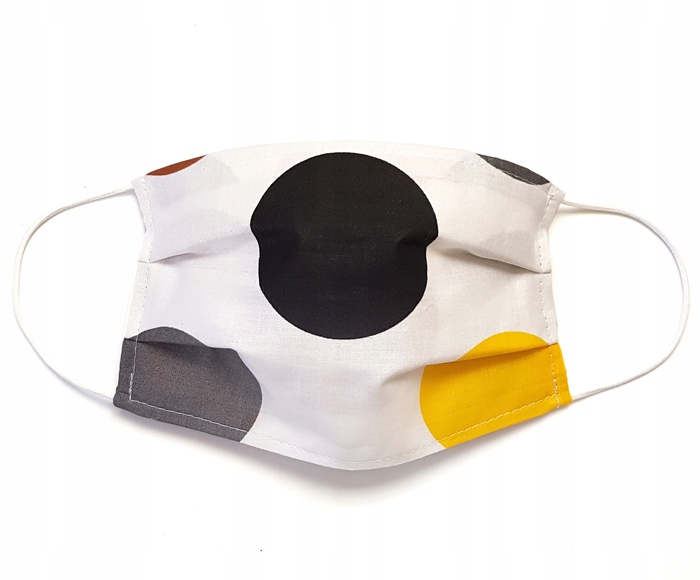 

Maseczka bawełniana na twarz z kieszenią na filtr