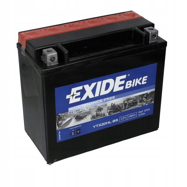 YTX20HL-BS - Аккумулятор Exide YAMAHA XV 1600 Wild Star