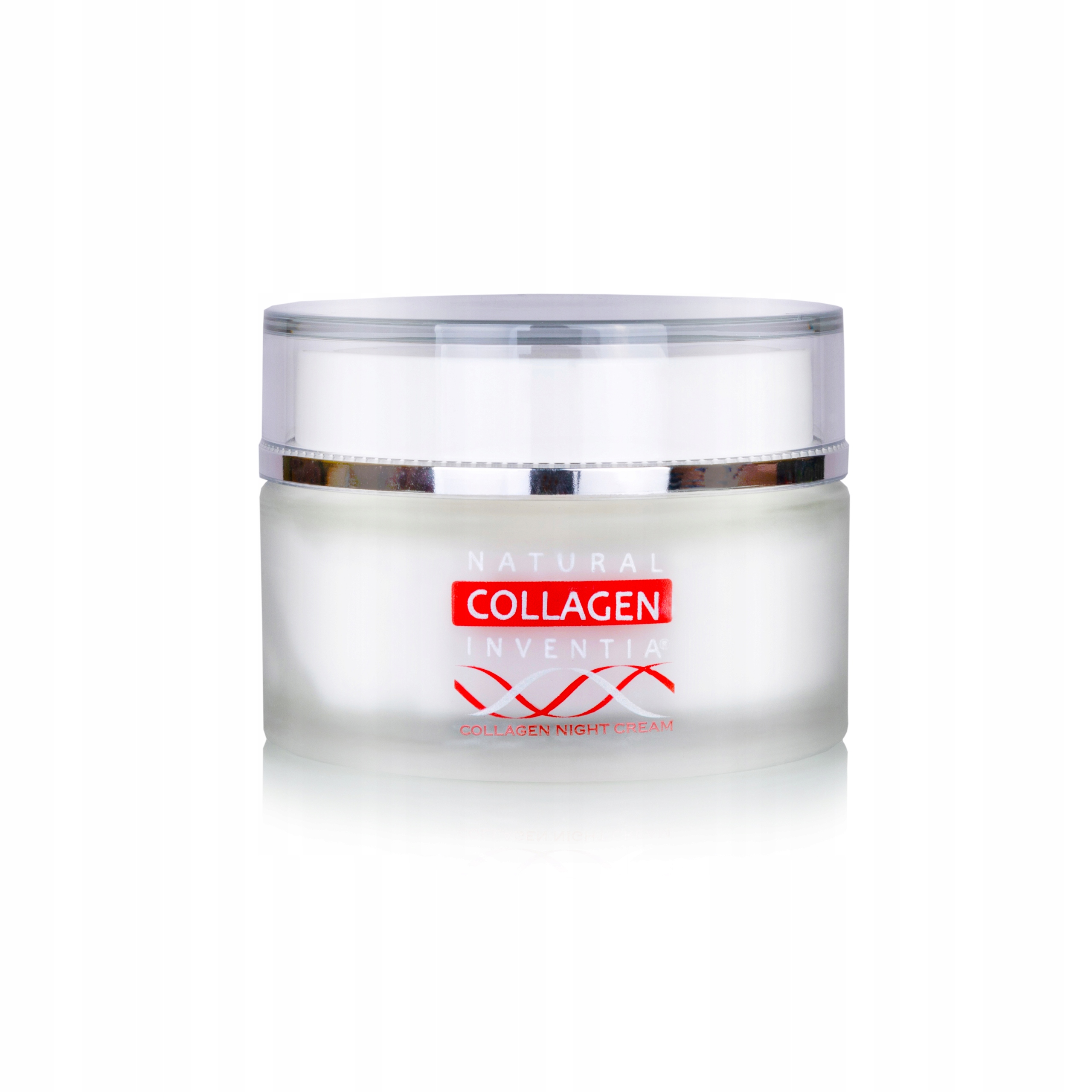 Kolagenowy krem na noc Inventia nawilzanie produkt polski 50ml