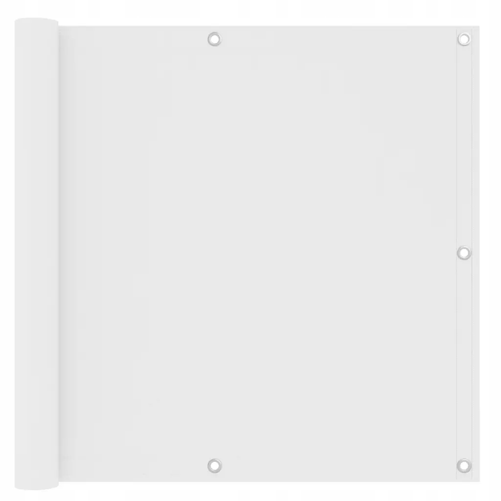 Voděodolná boční markýza Oxford Pu 90 x 600 cm Bílá