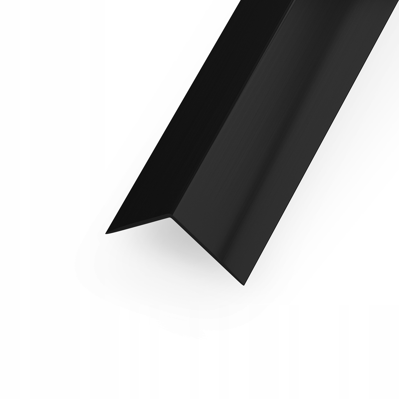 Úhelník Pvc Černý 30x30 mm 1 m – Ochranný rohový kryt 30 ks