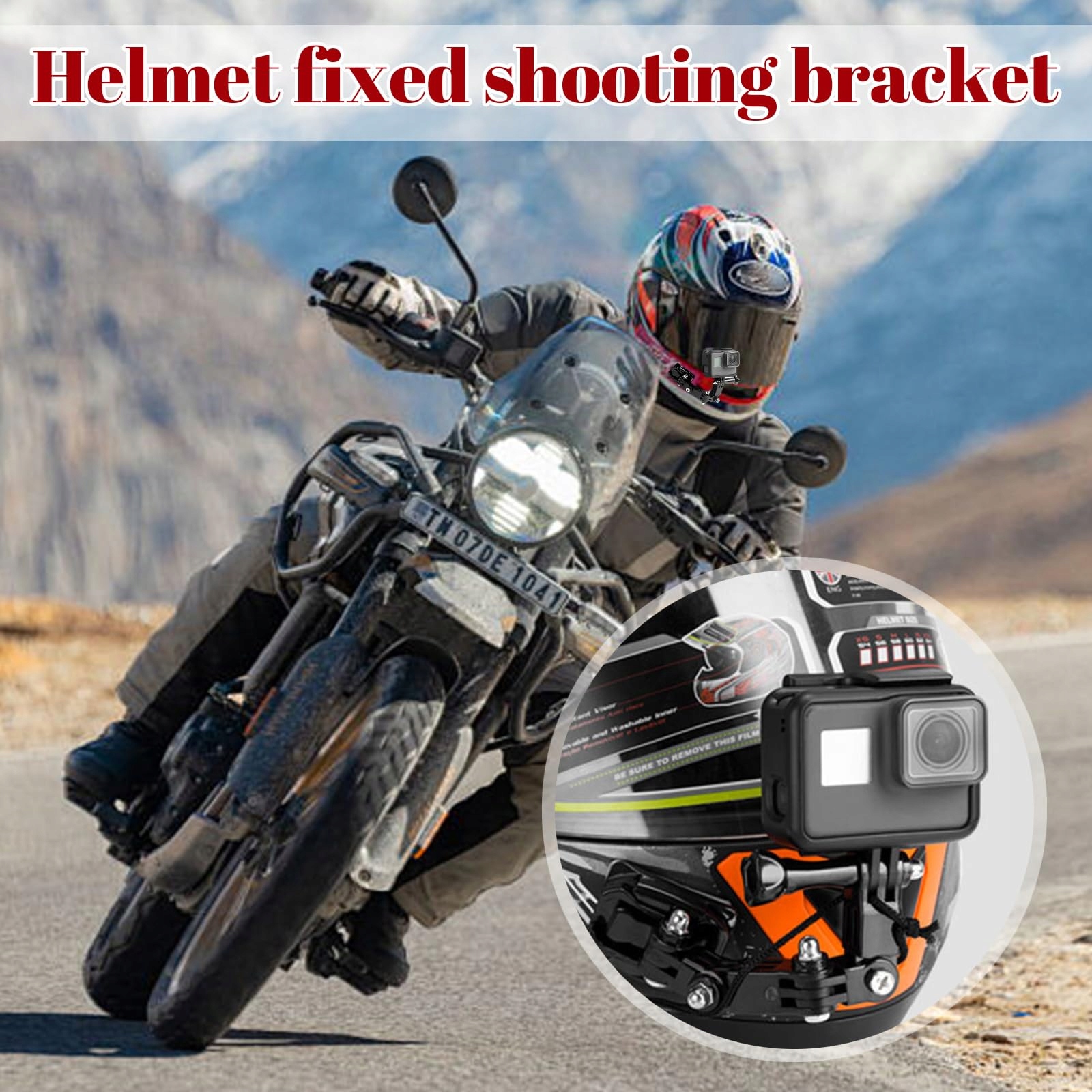 Zestaw 20 Uchwytów Na Kask Do GoPro Action Cam Z Padami 3M Helm MIKQKY — miniatura 2