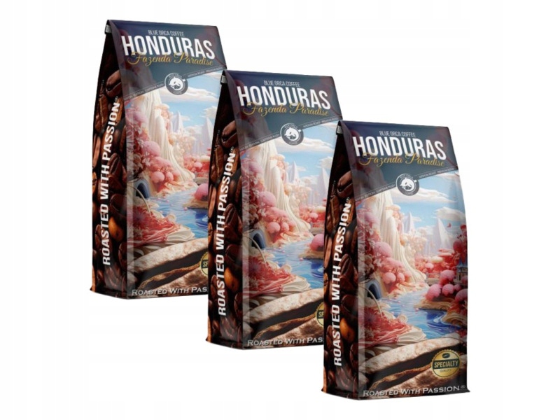 Kawa ziarnista Blue Orca Coffee Honduras Fazenda Paradiso 3 x 1 kg