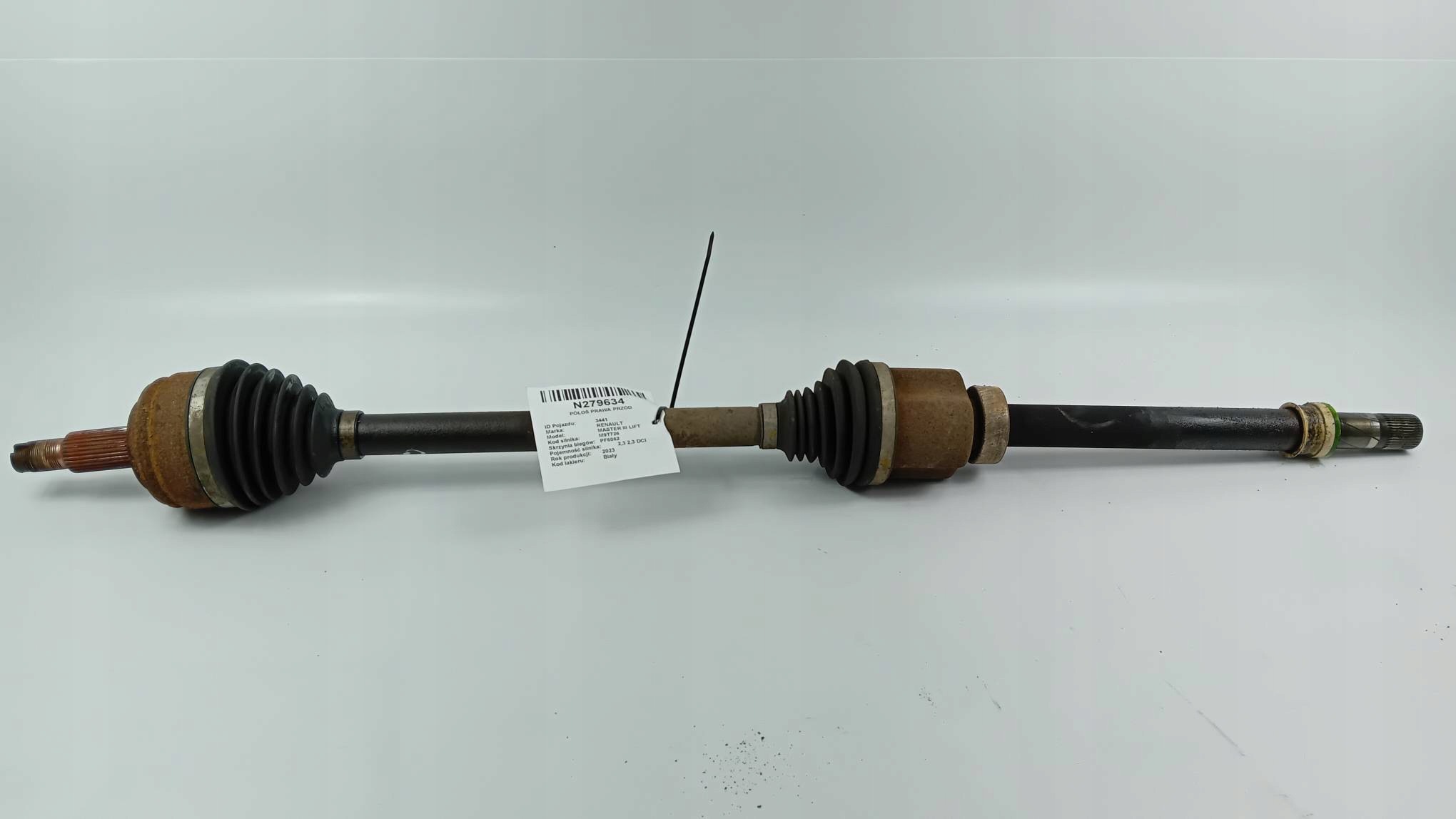 semi-axis right front RENAULT MASTER III LIFT
