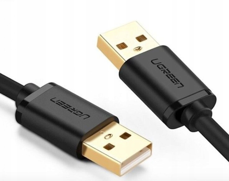 Ugreen kabel Usb 2.0 (męski) Usb 2.0 (męski) 2m (czarny)