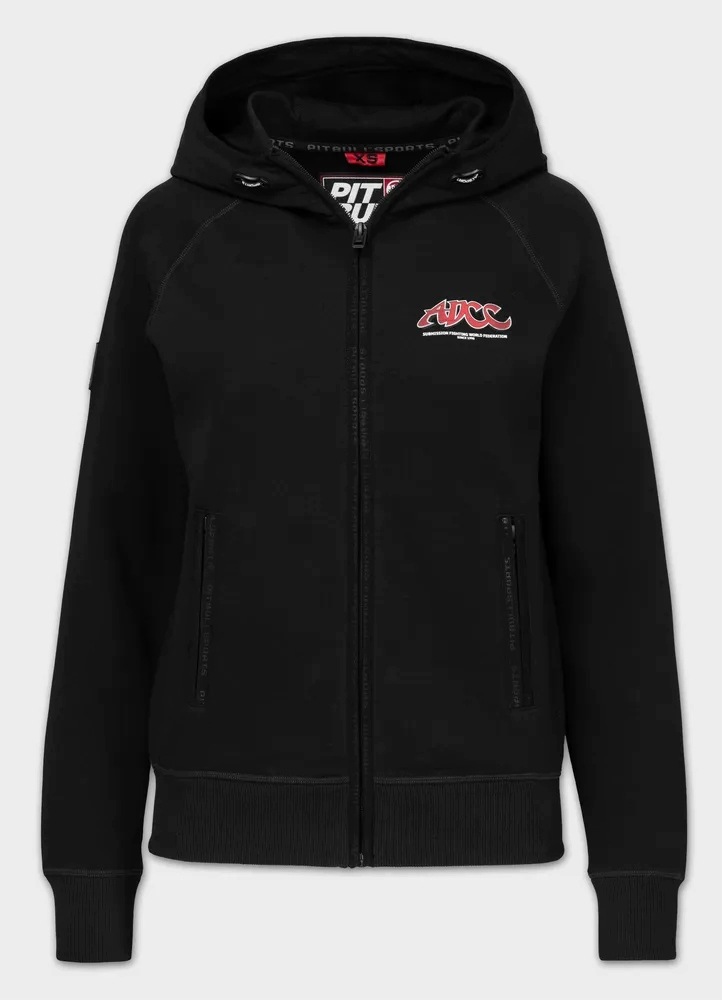 Dámská Rozepínací mikina na zip s s kapucí Pitbull Adcc Fuchsia komfortní